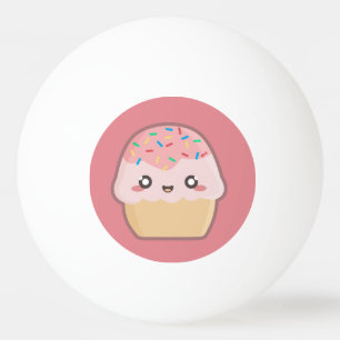 Kawaii kleiner Kuchen Tischtennisball