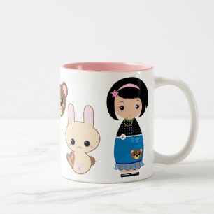 Kawaii Kokeshi Tasse