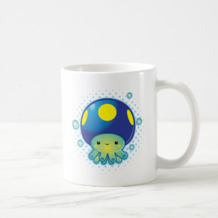 Kawaii Kraken-Pilz Kaffeetasse