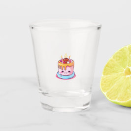 Kawaii Kuchenglas, süße runde Schnapsglas