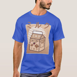 Kawaii Kuh Retro-Japanische Schokoladenmilchkühe f T-Shirt