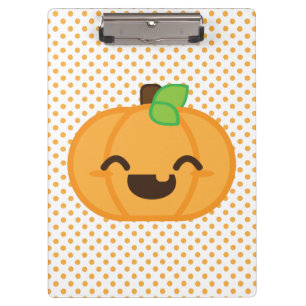 Kawaii Kürbislaterne Pumpkin Clip Board Klemmbrett