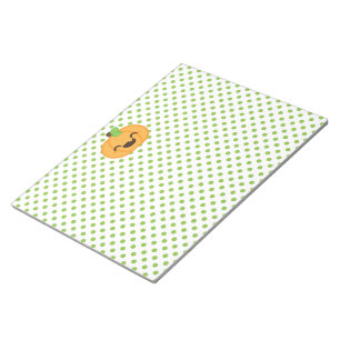 Kawaii Kürbislaterne Pumpkin Notepad Notizblock