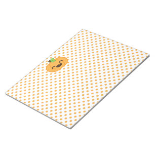 Kawaii Kürbislaterne Pumpkin Notepad Notizblock