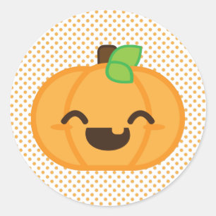 Kawaii Kürbislaterne Pumpkin Stickers