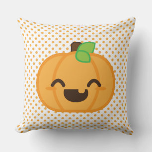 Kawaii Kürbislaterne Pumpkin Throw Klolow Kissen