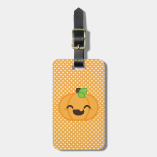 Kawaii Kürbislaterne Pumpkin Travel Gepäckanhänger
