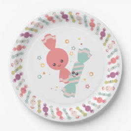 Kawaii lächelnd Candy Paper Teller