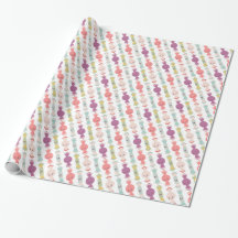 Kawaii lächelt Candy Wrapping Paper