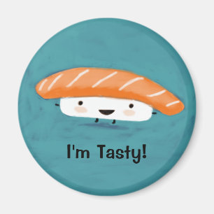 Kawaii Lachs-Sashimi Magnet