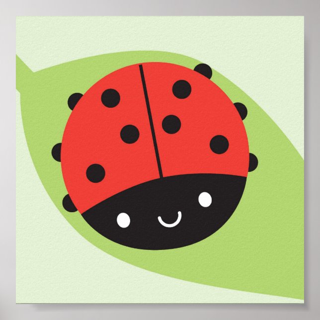 Kawaii Ladybug Poster (Vorne)