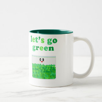 KAWAII LET'S GO GREEN POT TASSE