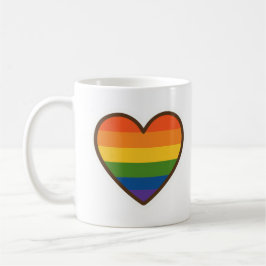 Kawaii LGBTQ+ Primer Herzschlag Kaffeetasse
