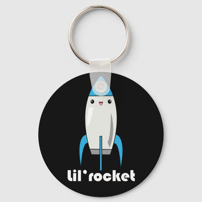 Kawaii Lil’ Rocket Schlüsselanhänger (Vorderseite)