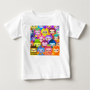 Kawaii Little Monsters Baby T-shirt