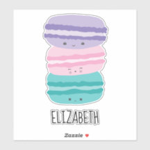 Kawaii Macarons Pastel Niedliche Personalisierte C