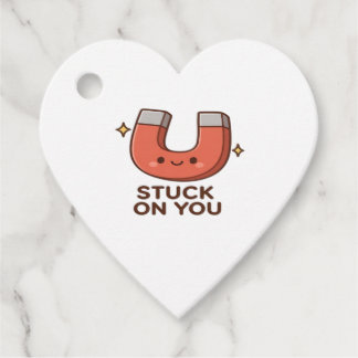 Kawaii Magnet Stuck On You Cute Playful Style  Geschenkanhänger