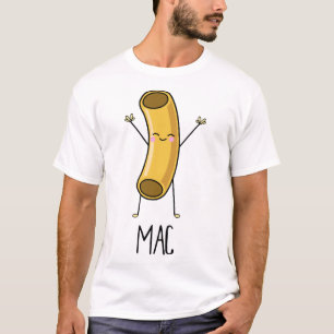 Kawaii Makkaronimac-T-Shirt niedlicher T - Shirt