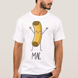 Kawaii Makkaronimac-T-Shirt niedlicher T - Shirt