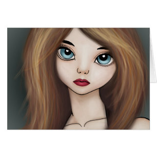 Kawaii Manga Anime-Mädchen-Puppen-Malerei