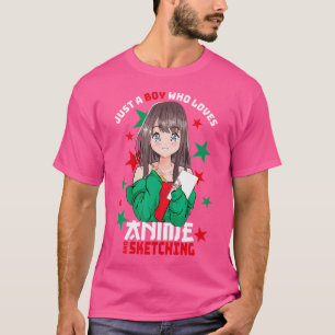 Kawaii Manga Otaku - Nur ein Junge, der Anime und T-Shirt