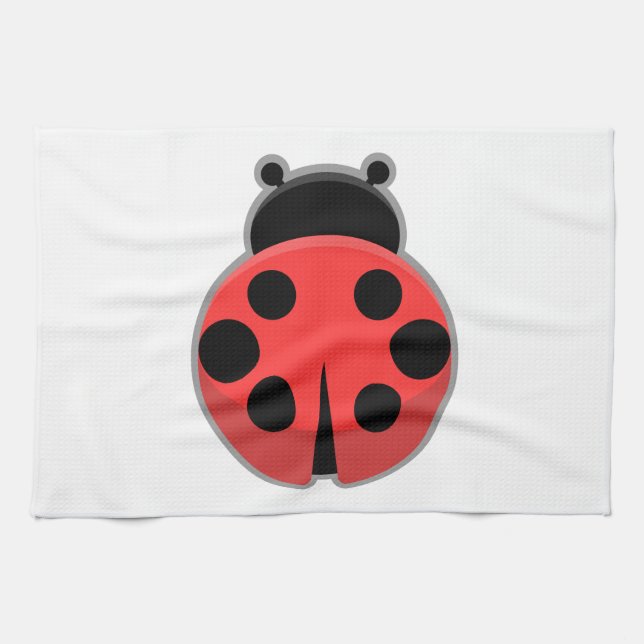 Kawaii Marienkäfer Küchentuch (Horizontal)
