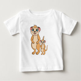 Kawaii Meerkat & Ihre kleine Schwester Baby T - Sh T-shirt