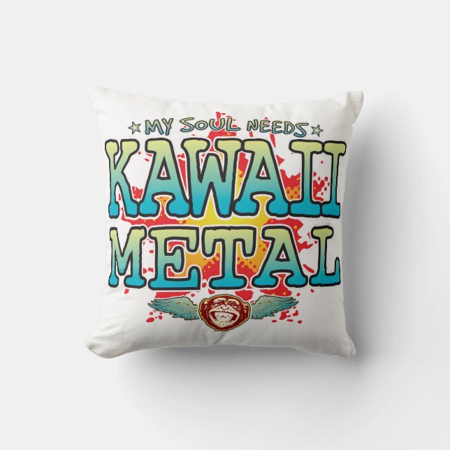 Kawaii Metal Soul Cushion Kissen (Vorderseite)