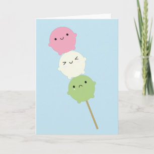 Kawaii Mochi Dango Karte