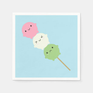 Kawaii Mochi Dango Serviette