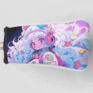 Kawaii Moe Pastel Space Astronaut Anime Girl Golf Headcover