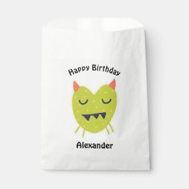 Kawaii Monster Birthday Favor Bag Geschenktütchen