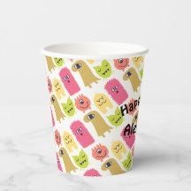 Kawaii Monster Birthday Party Cup