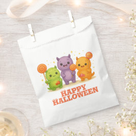 Kawaii Monsters & Lollipops Halloween-Fahnen Geschenktütchen