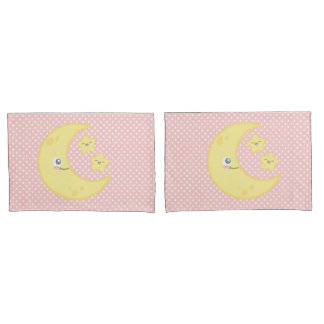 Kawaii Moon & Stars KissenCase Set Kissenbezug