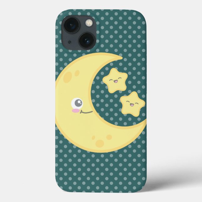 Kawaii Moon und Stars iPad Air Hüllen (Rückseite)