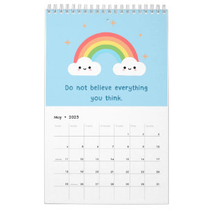 Kawaii Motivations-Kalender mit positiven Affirmat Kalender