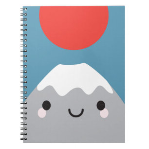 Kawaii Mt Fuji Notizblock
