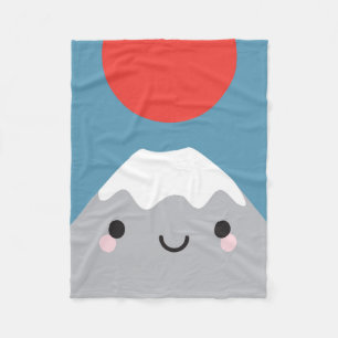 Kawaii Mt Fuji San Fleecedecke