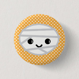 Kawaii Mummy Button
