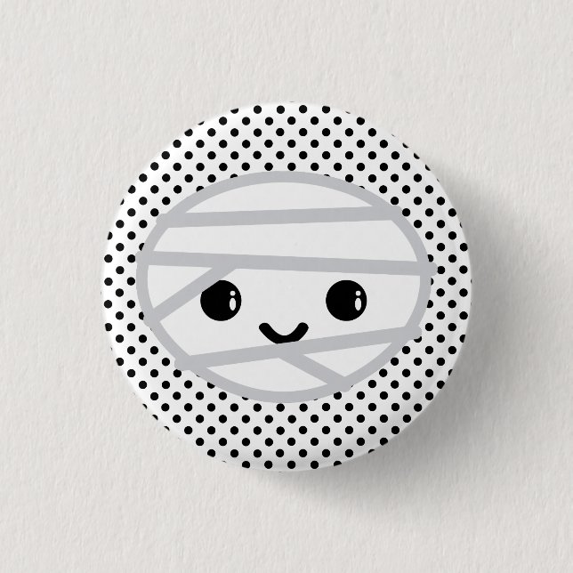 Kawaii Mummy Button (Vorderseite)