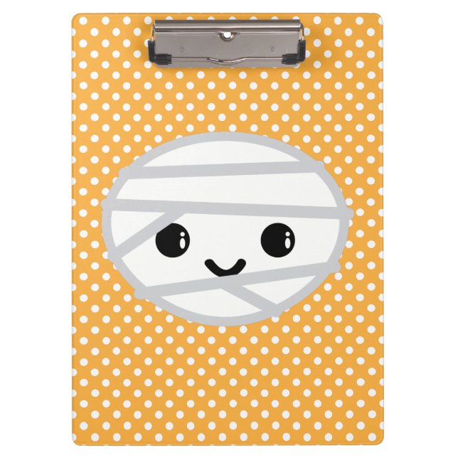Kawaii Mummy Clip Board Klemmbrett (Vorderseite)