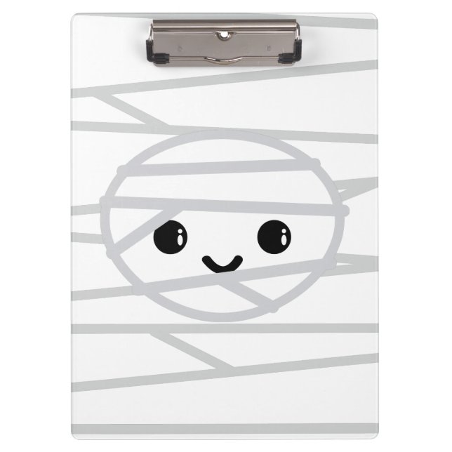 Kawaii Mummy Clip Board Klemmbrett (Vorderseite)