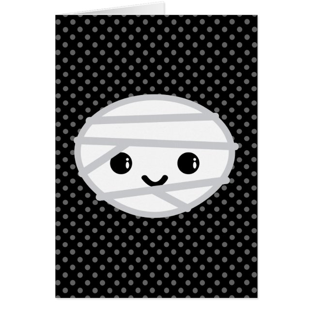 Kawaii Mummy Note Card (Vorne)