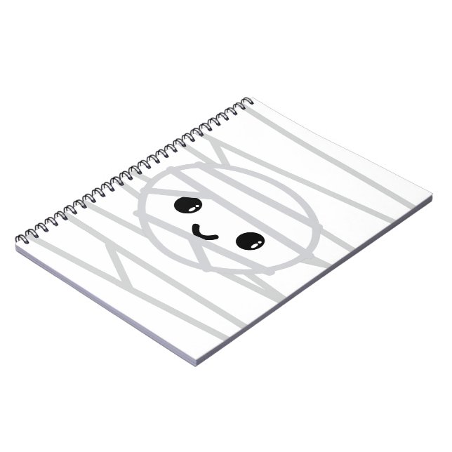 Kawaii-Mummy-Notebook Notizblock (Linke Seite)