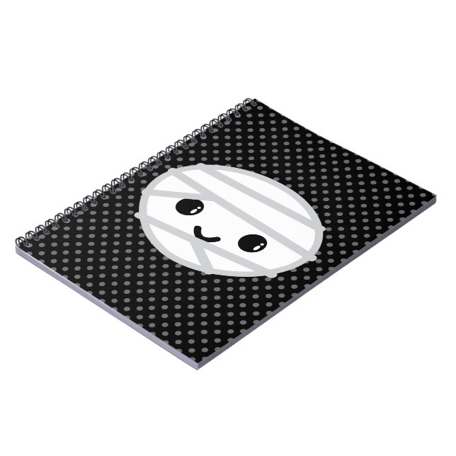 Kawaii-Mummy-Notebook Notizblock (Linke Seite)