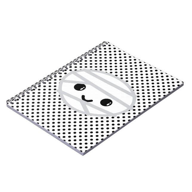 Kawaii-Mummy-Notebook Notizblock (Linke Seite)
