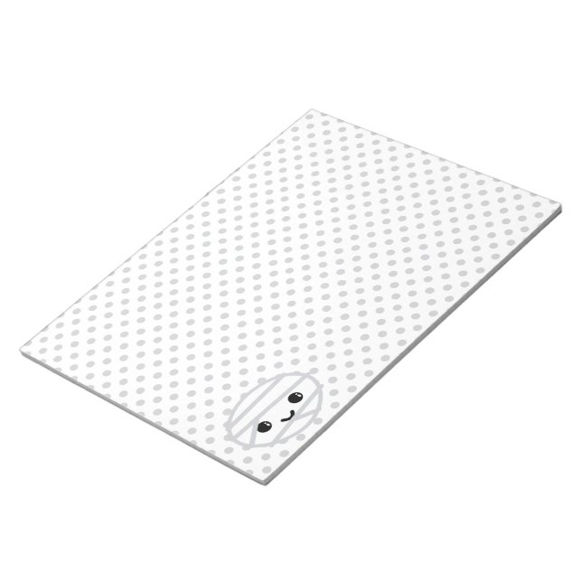 Kawaii Mummy Notepad Notizblock (angewinkelt)