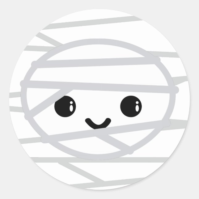 Kawaii Mummy Stickers (Vorderseite)