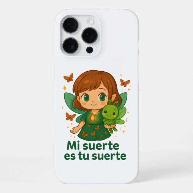 Kawaii Muse & Lucky Cricket - Fortune iPhone Case Hülle (Rückseite)